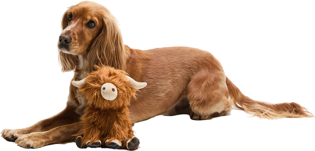 Highland Cow Dog Toy