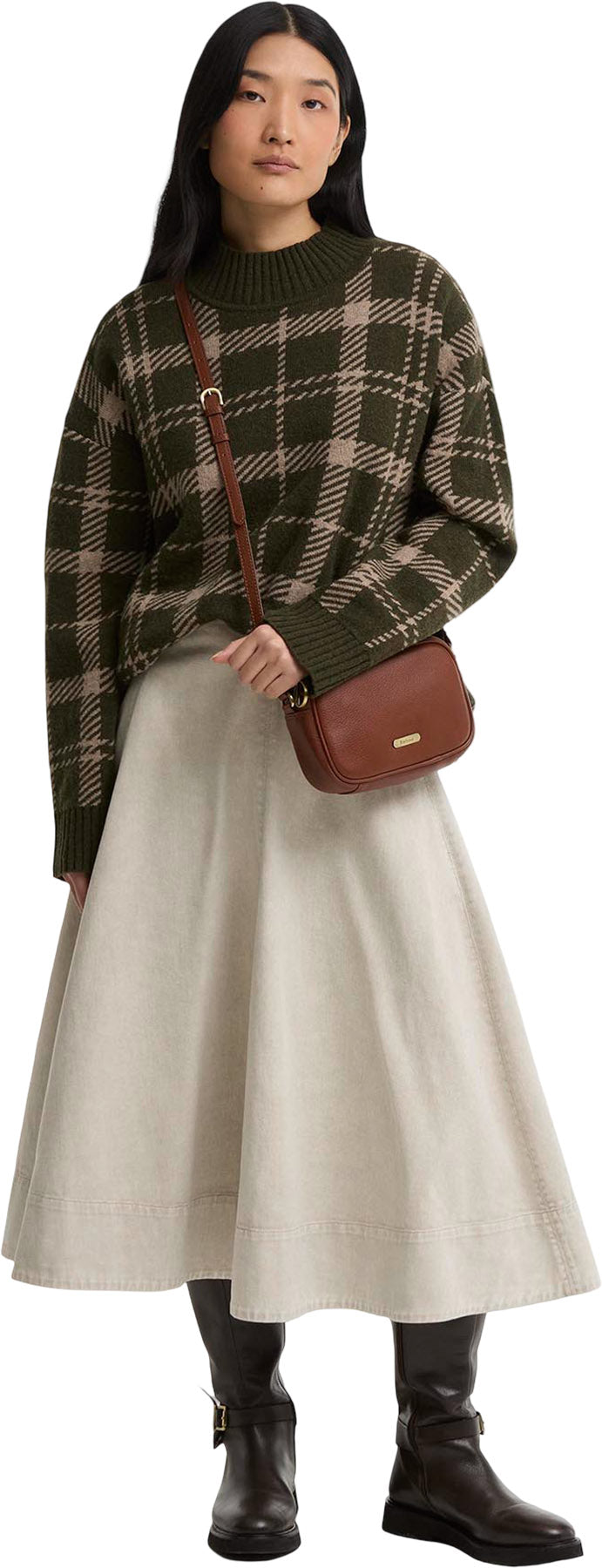 Daphne Mini Leather Crossbody Bag - Women's