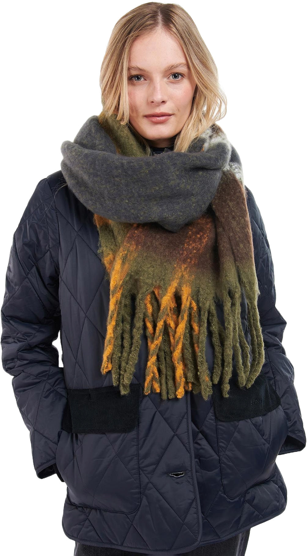 Isla Tartan Boucle Scarf