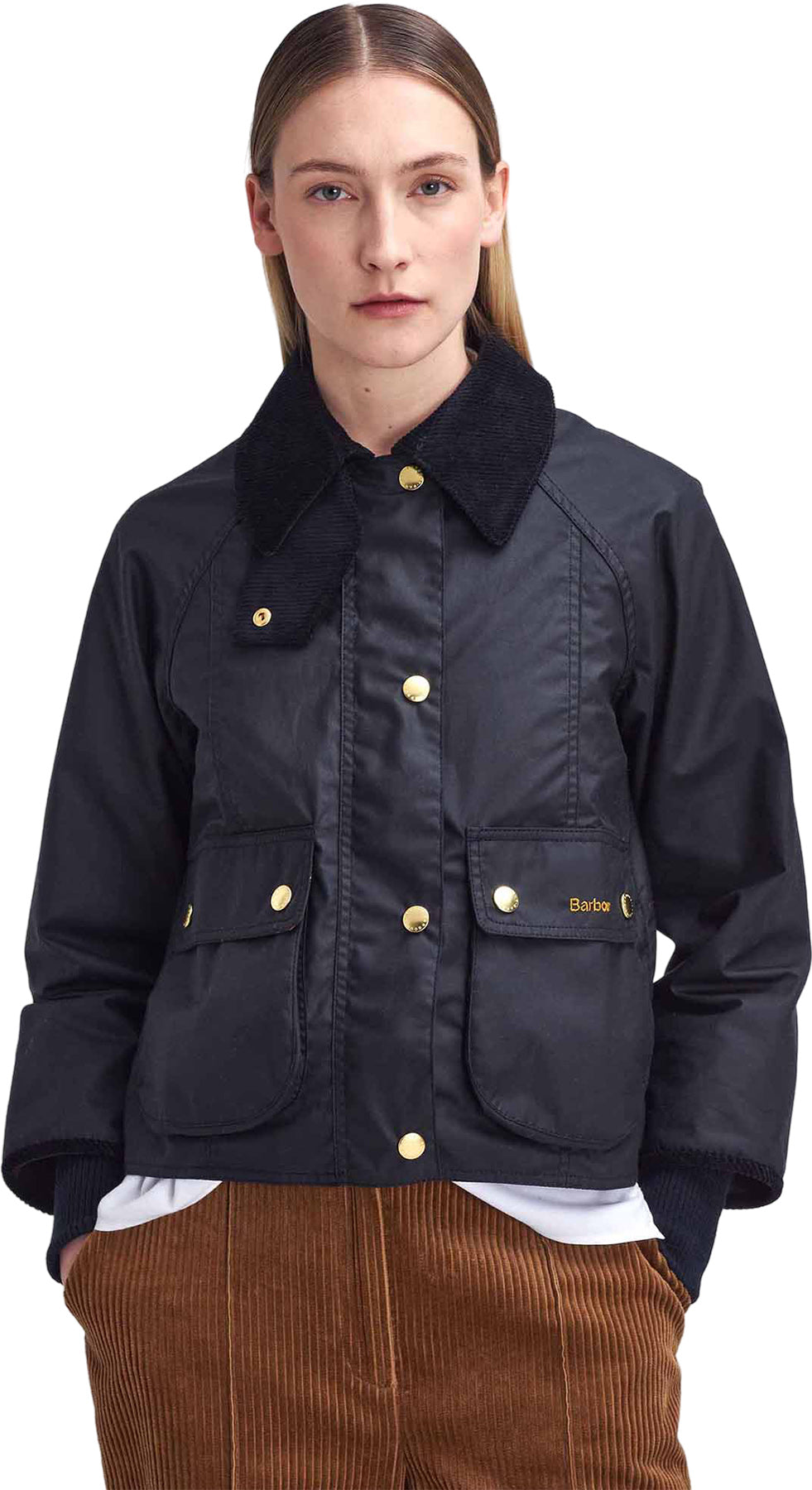 Beadnell Cropped Wax Jacket - Women's