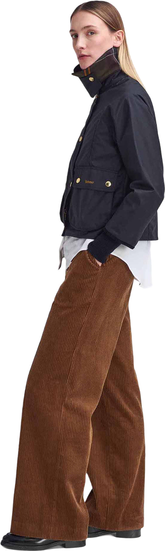 Beadnell Cropped Wax Jacket - Women's