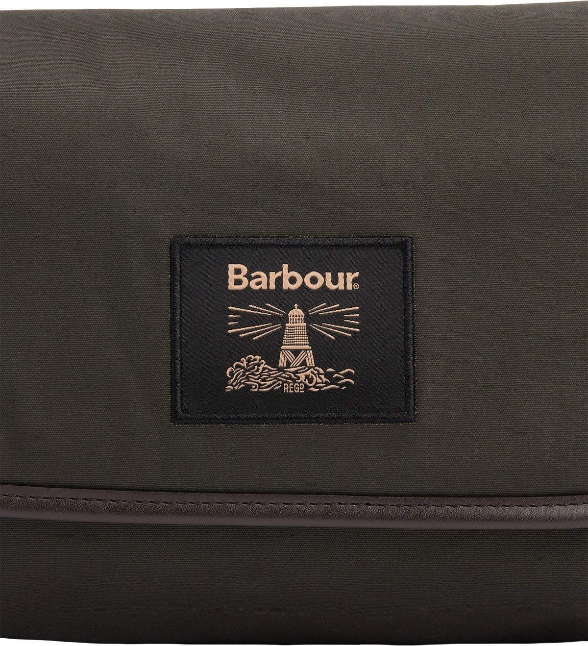 Waxed Hanging Washbag - Men's