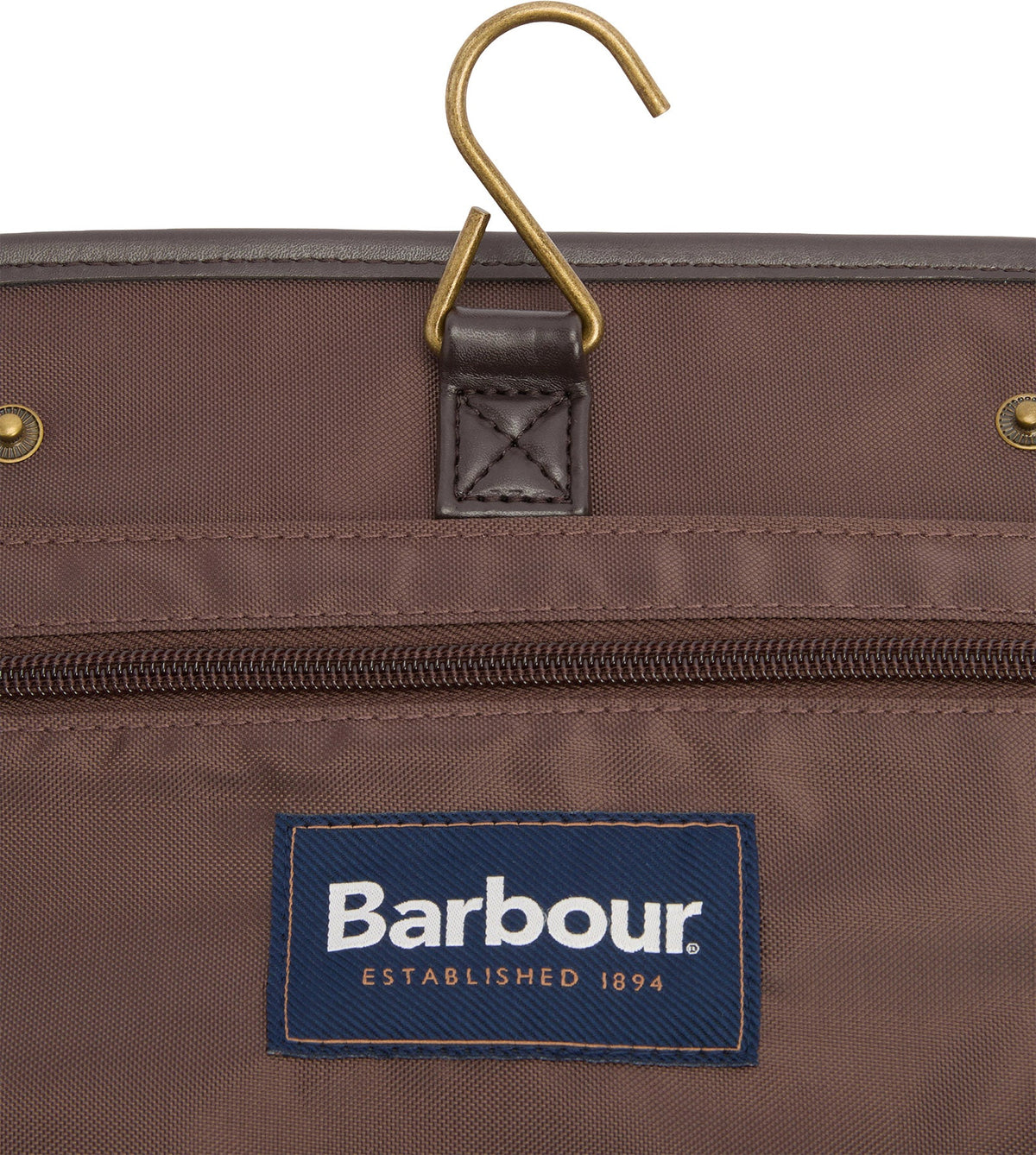 Waxed Hanging Washbag - Men's