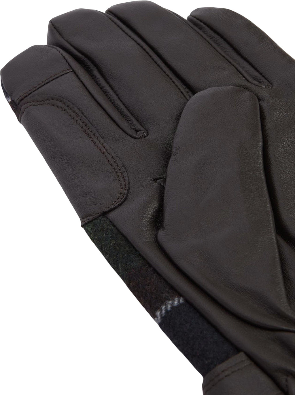 Newbrough Tartan Leather Gloves - Men's