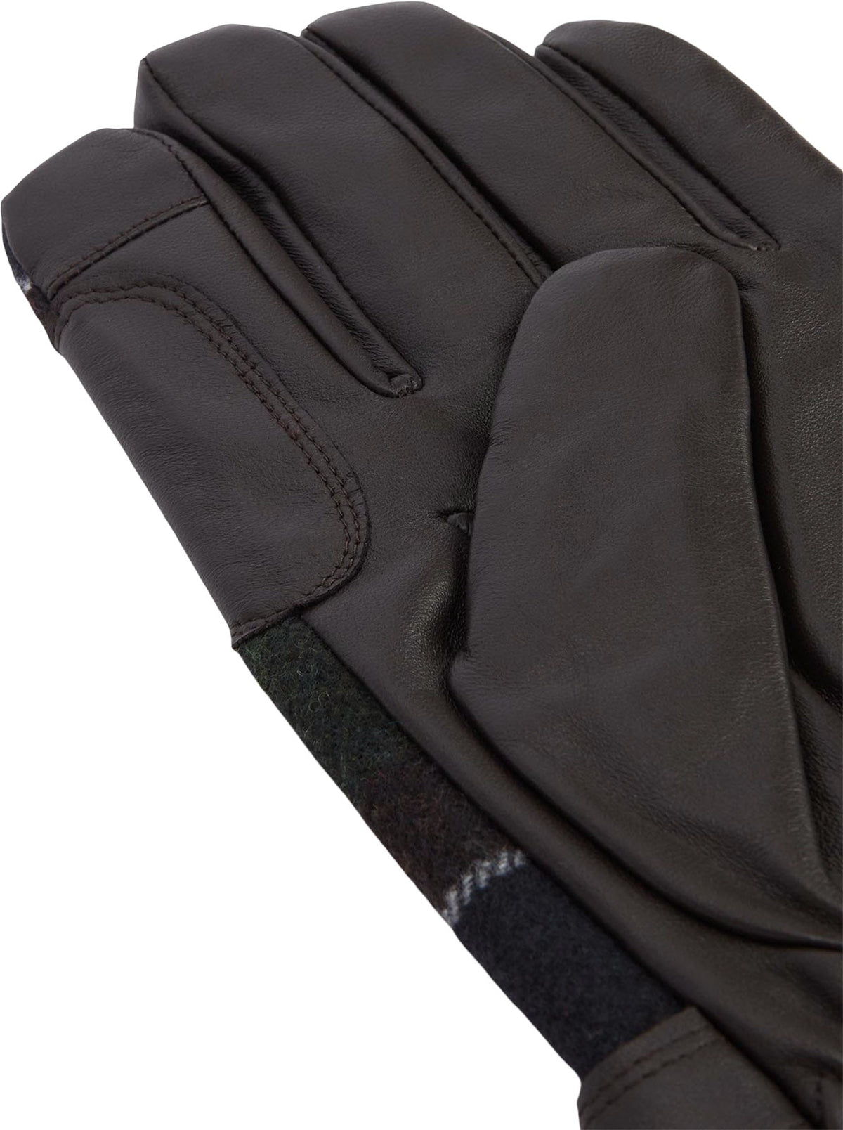 Newbrough Tartan Leather Gloves - Men's