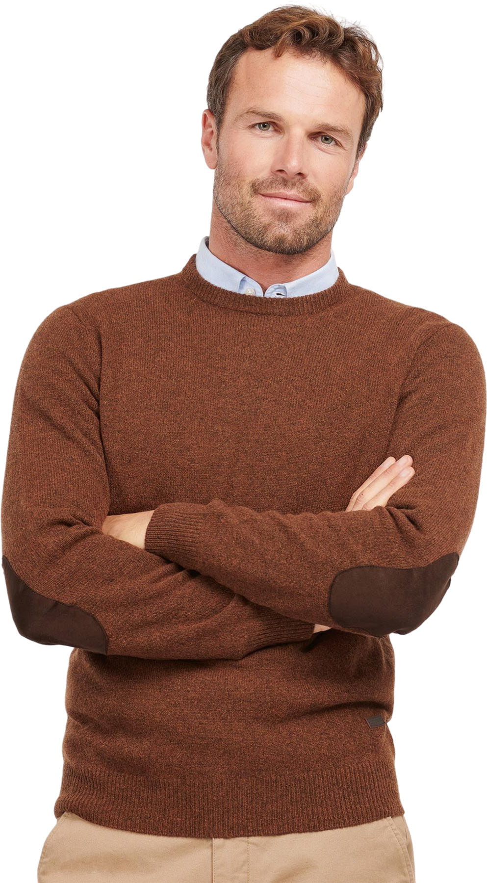 Patch Crew Neck Sweater - Men's