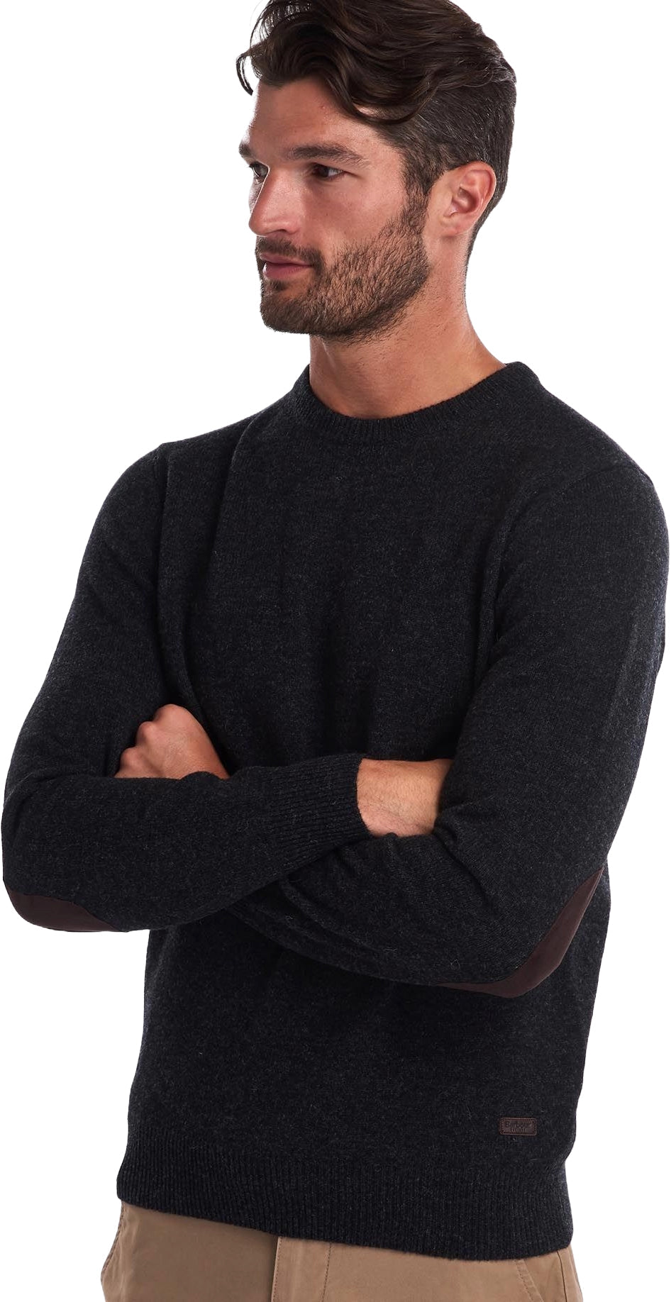 Patch Crew Neck Sweater - Men's