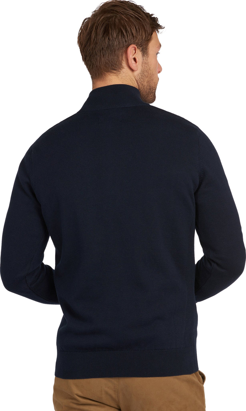 Cotton Half Zip Sweater - Men's