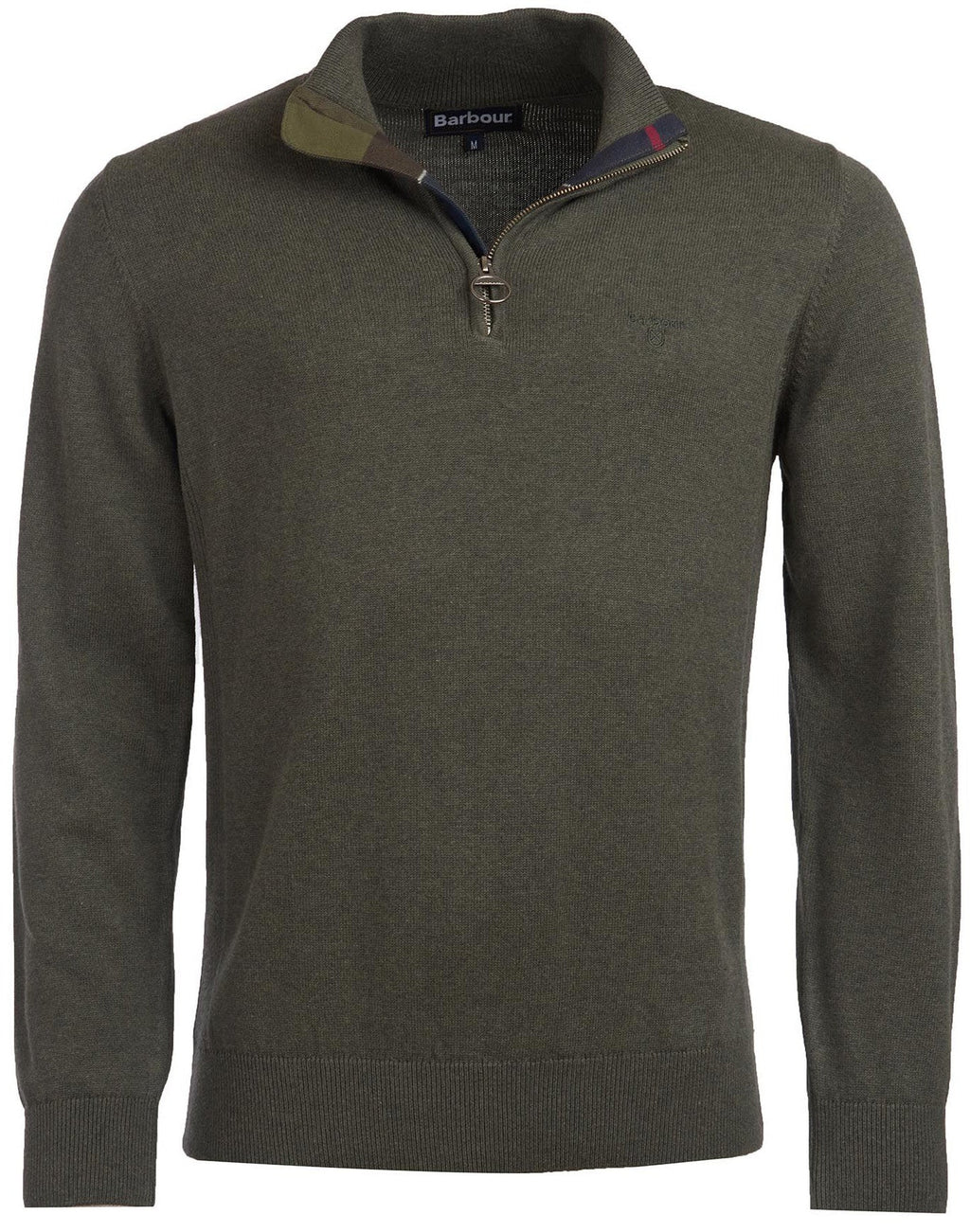 Cotton Half Zip Sweater - Men's