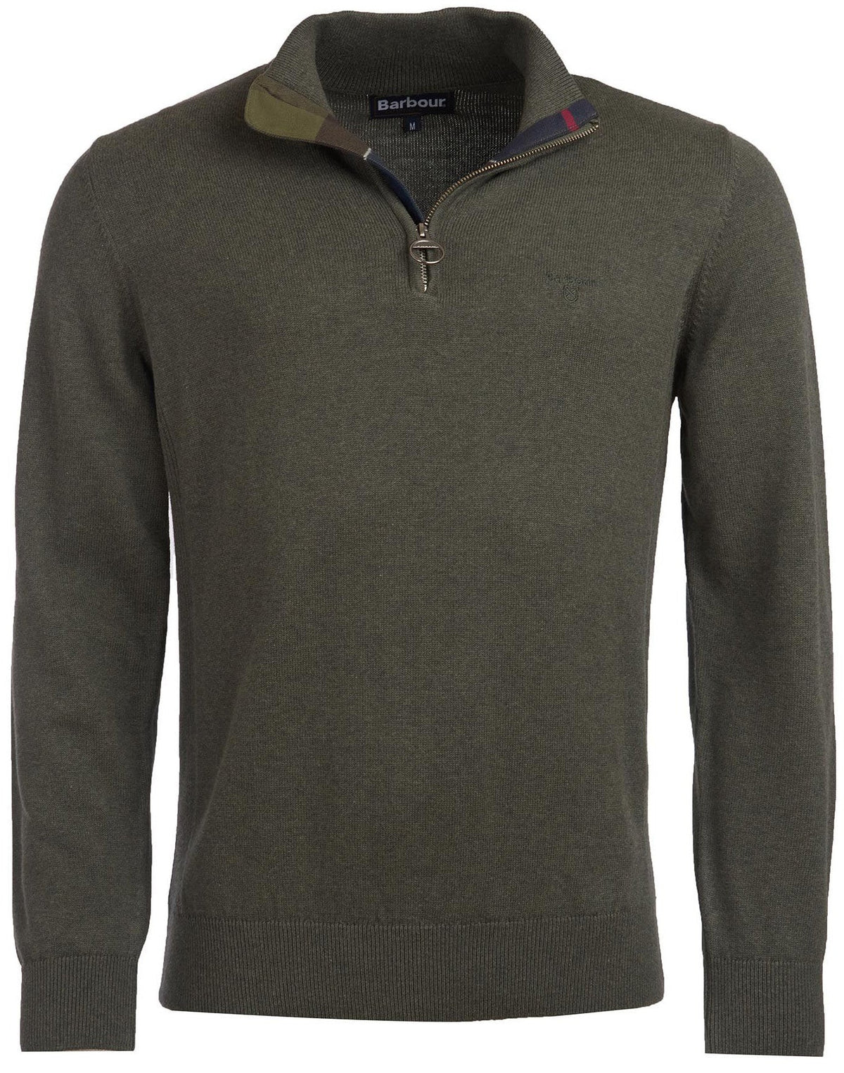 Cotton Half Zip Sweater - Men's