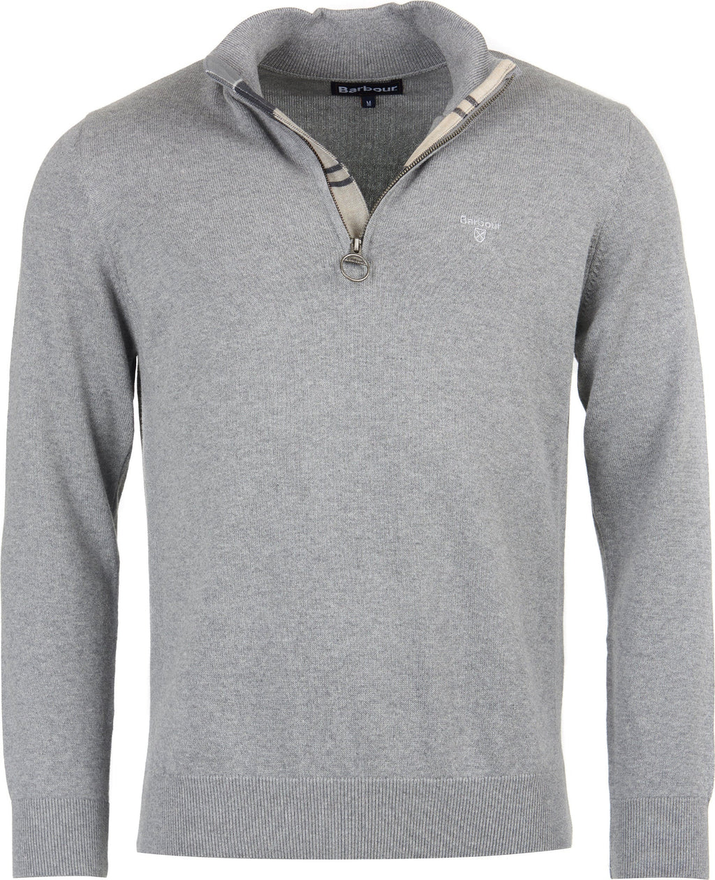 Cotton Half Zip Sweater - Men's