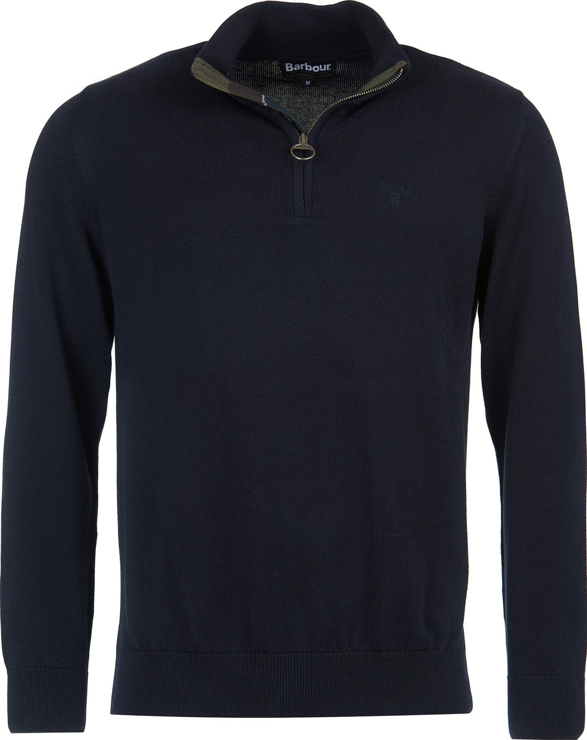 Cotton Half Zip Sweater - Men's