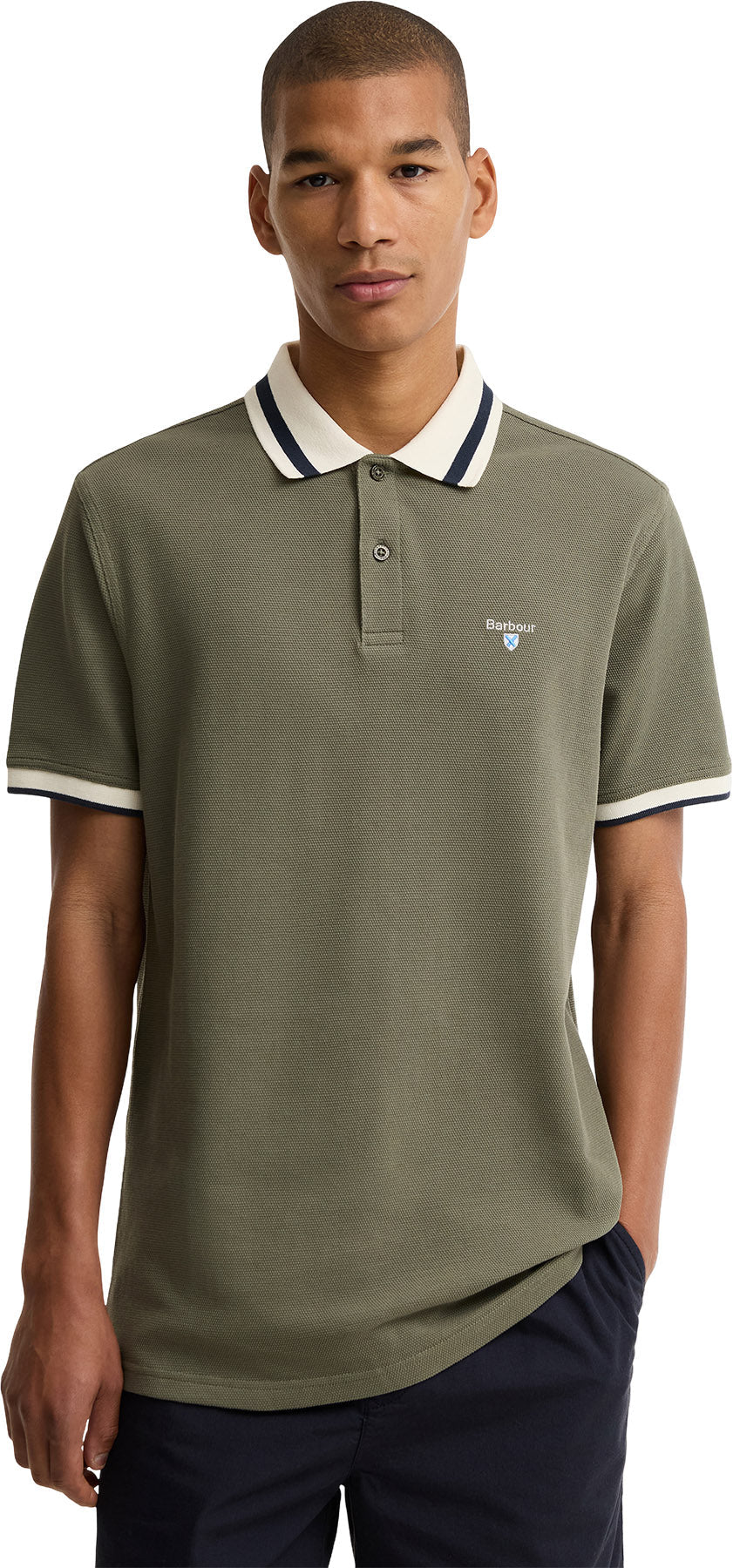 Anthorn Textured Tailored Polo - Men's