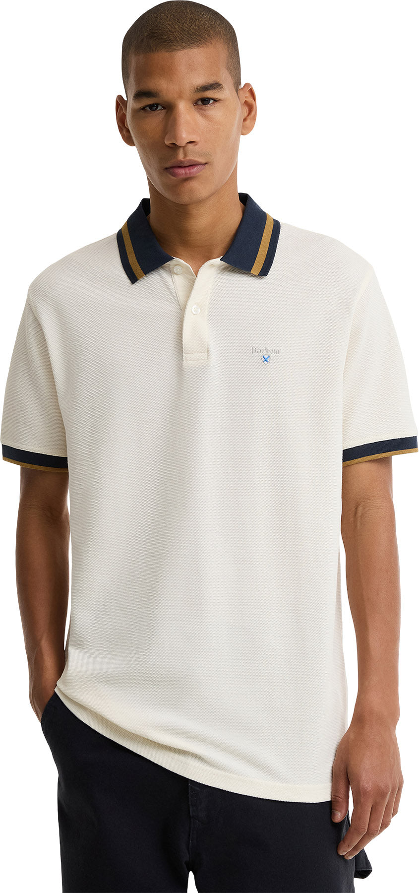 Anthorn Textured Tailored Polo - Men's