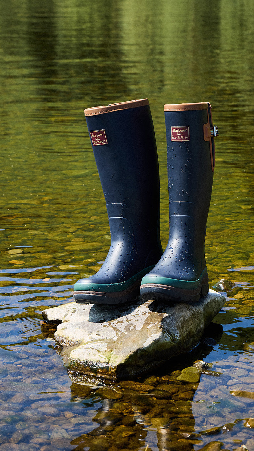 Barbour x Paul Smith Tall Wellington Boots - Men's
