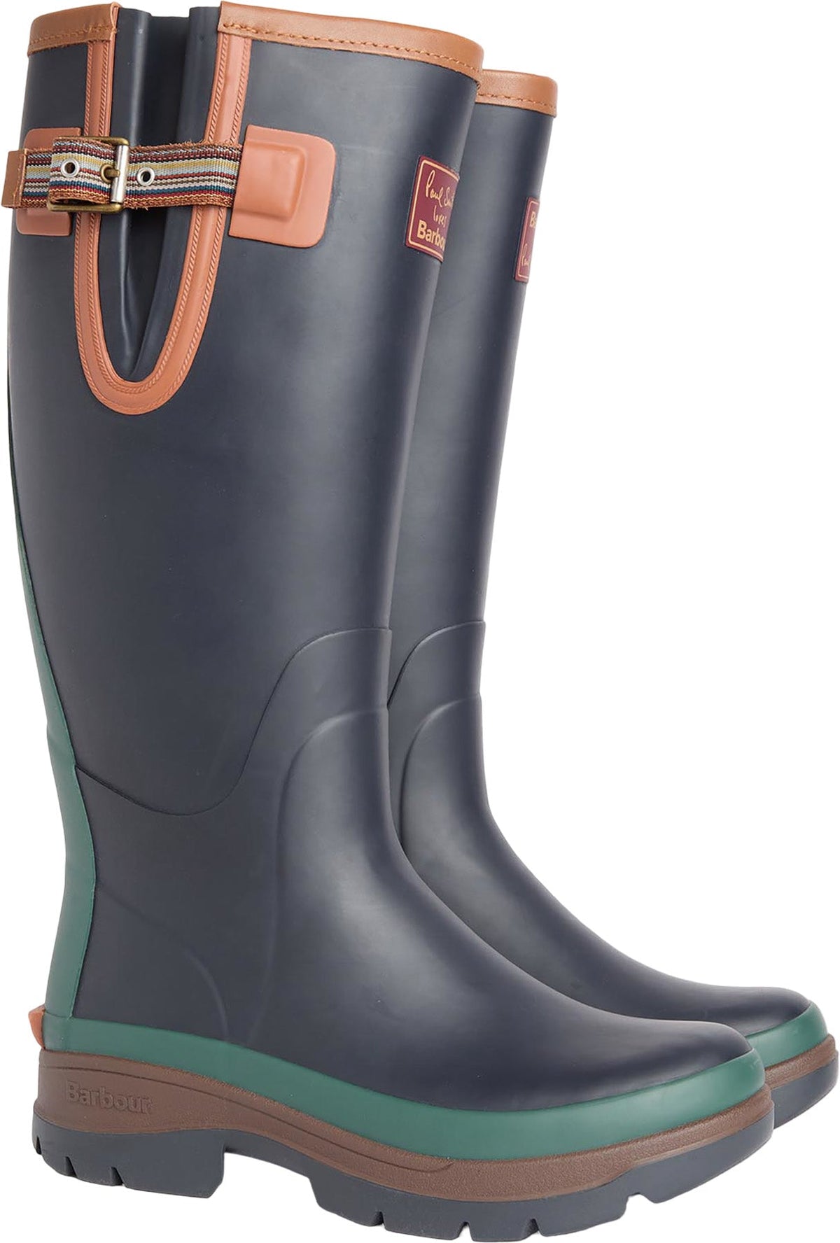 Barbour x Paul Smith Tall Wellington Boots - Men's