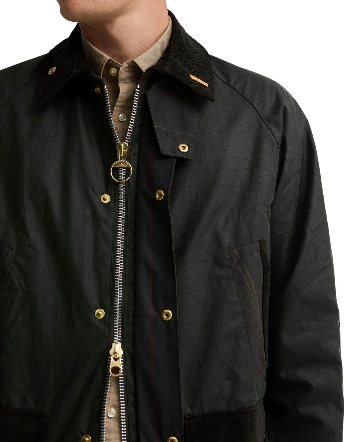 Icons Patch Bedale Wax Jacket - Men's