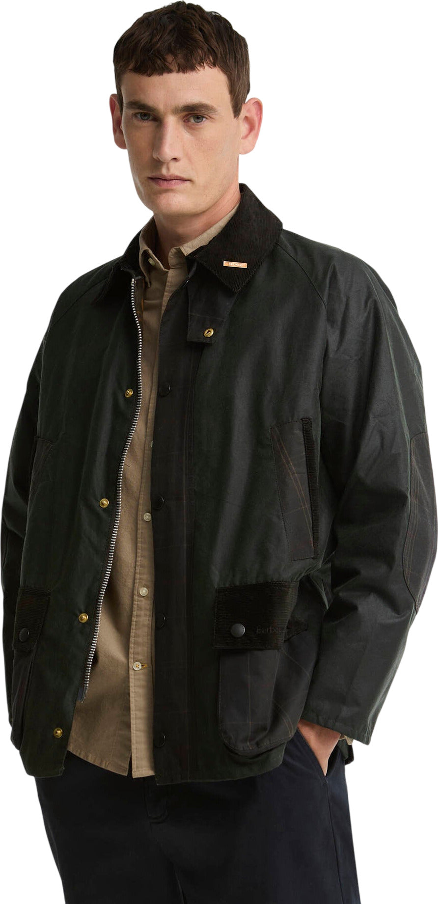 Icons Patch Bedale Wax Jacket - Men's