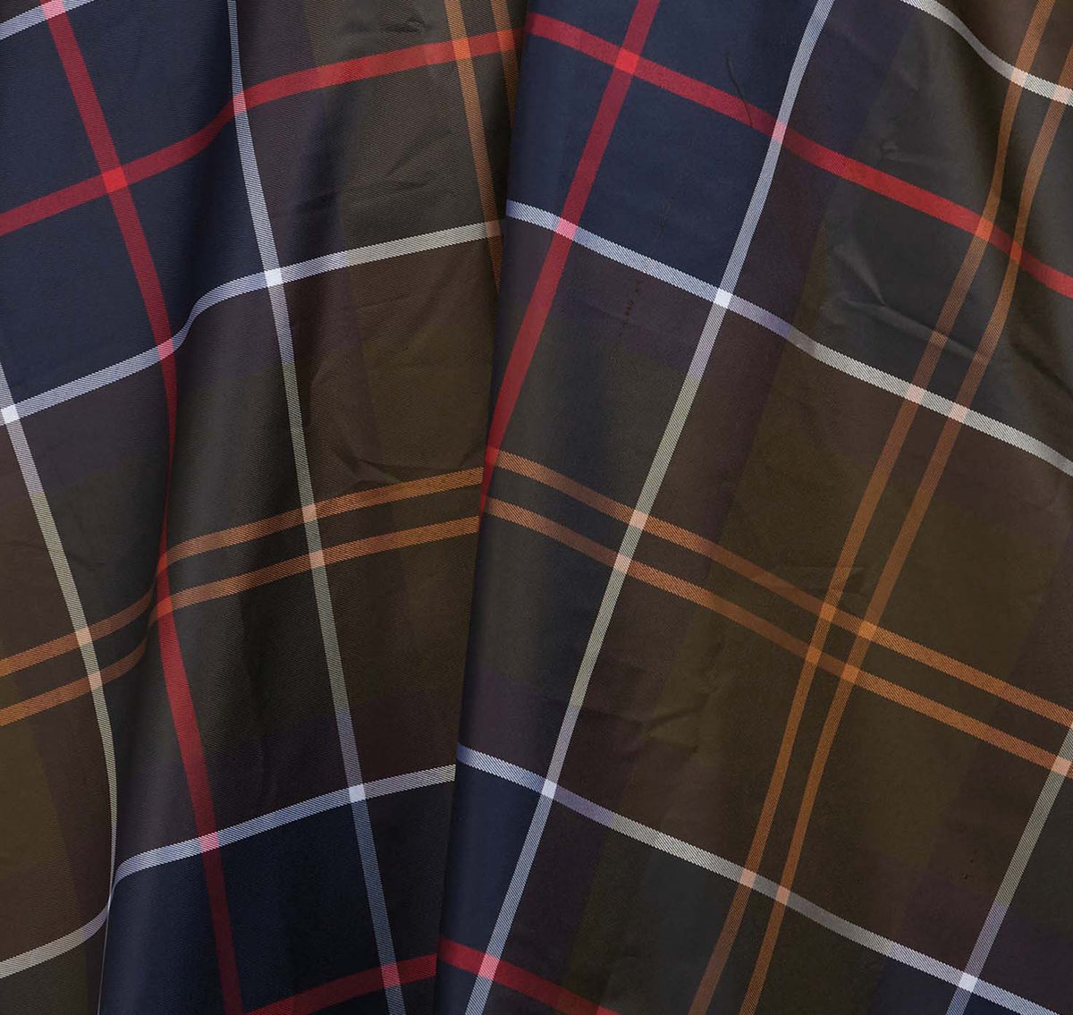 Tartan Showerproof Poncho - Unisex