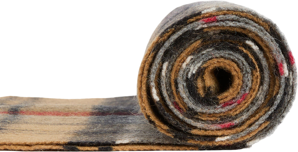 Wool Cashmere Tartan Scarf - Unisex