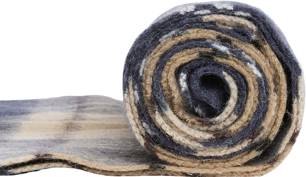 Wool Cashmere Tartan Scarf - Unisex