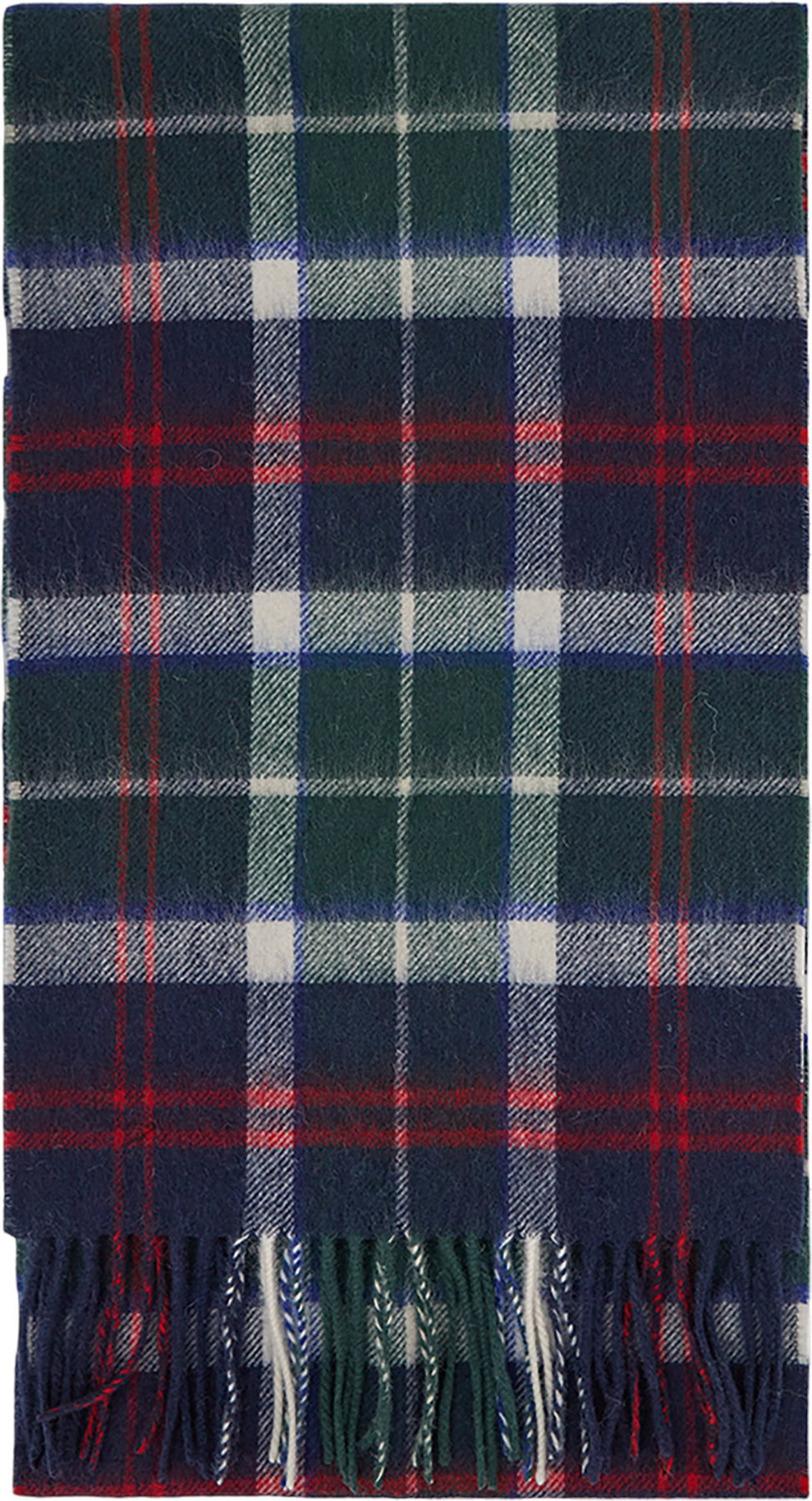 Wool Cashmere Tartan Scarf - Unisex