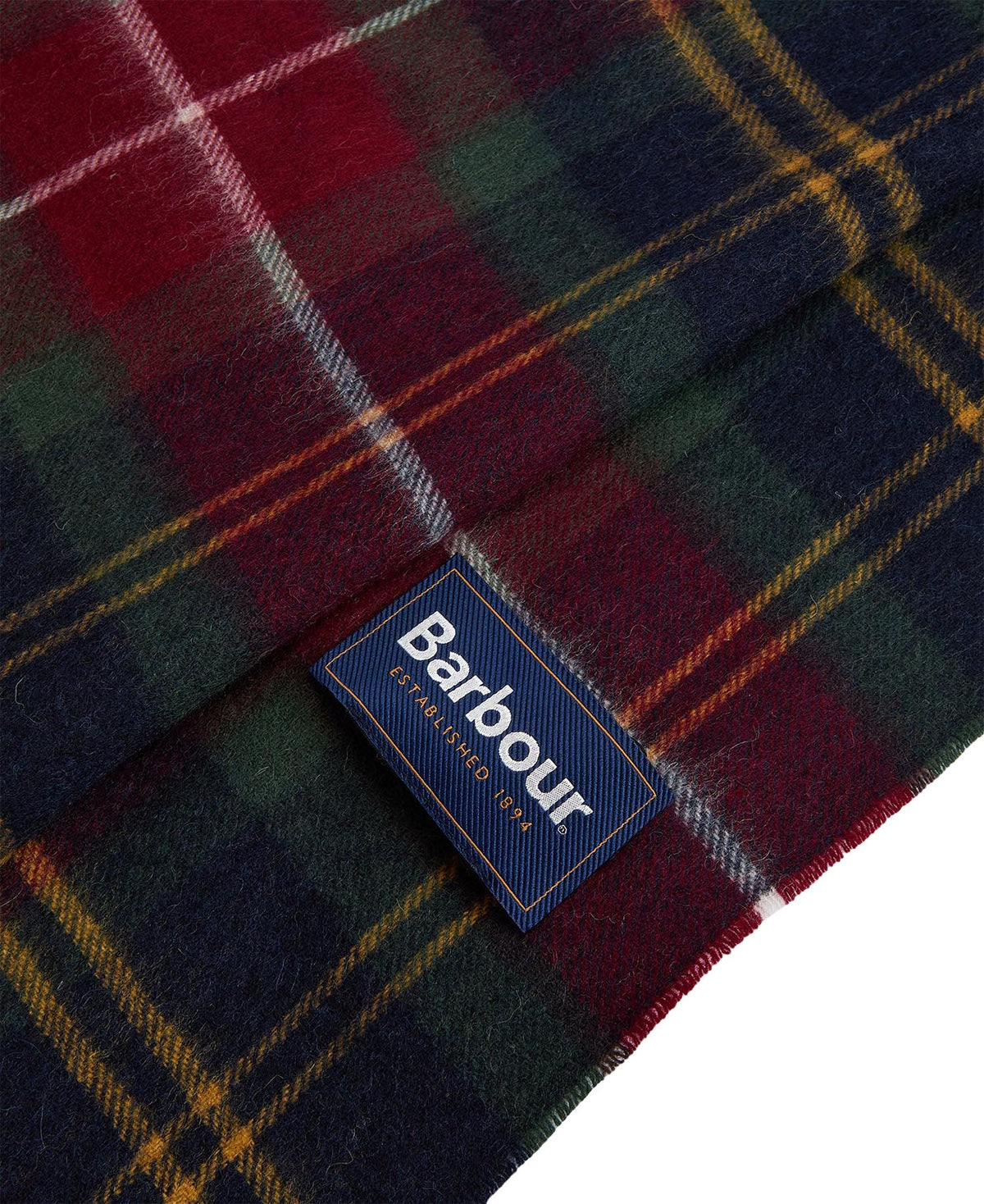 Wool Cashmere Tartan Scarf - Unisex
