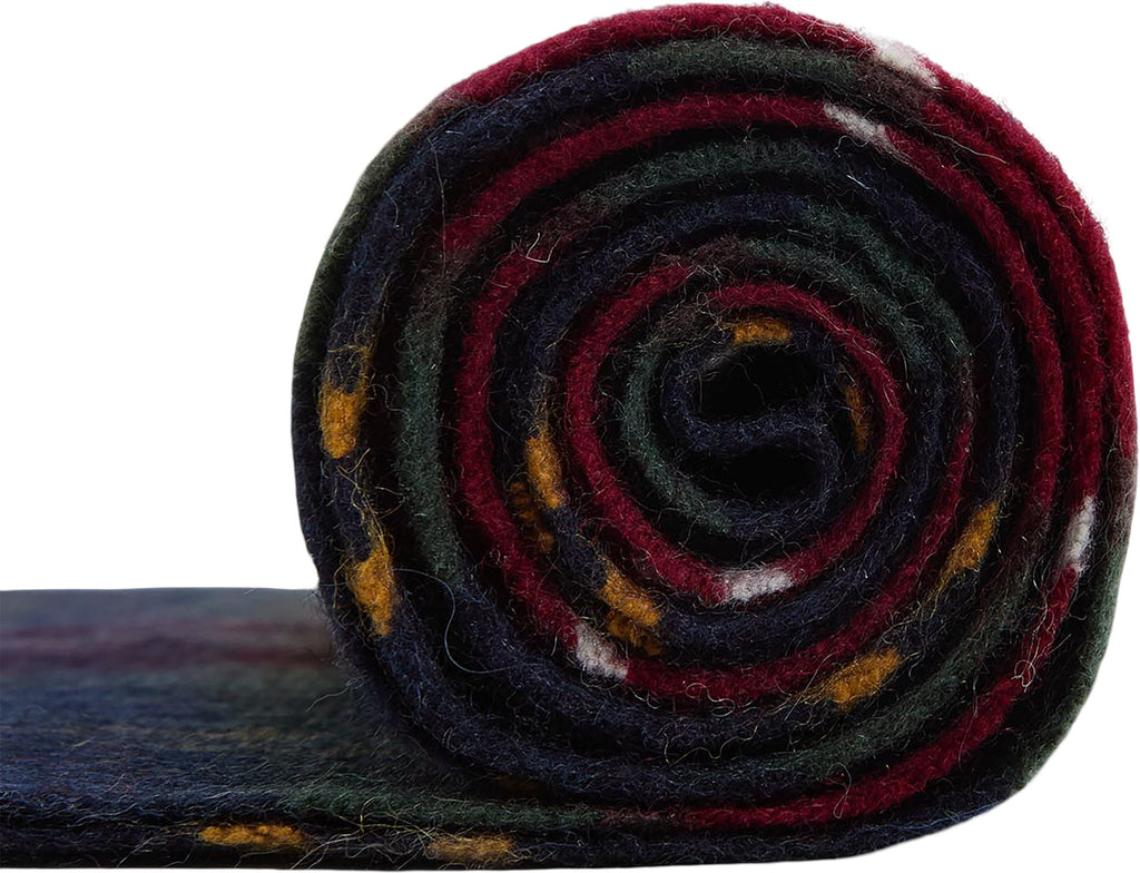 Wool Cashmere Tartan Scarf - Unisex