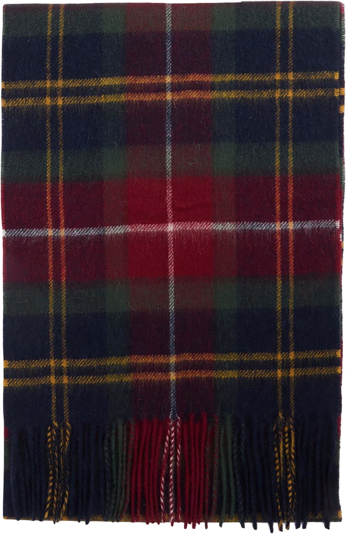 Wool Cashmere Tartan Scarf - Unisex