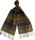 Wool Cashmere Tartan Scarf - Unisex
