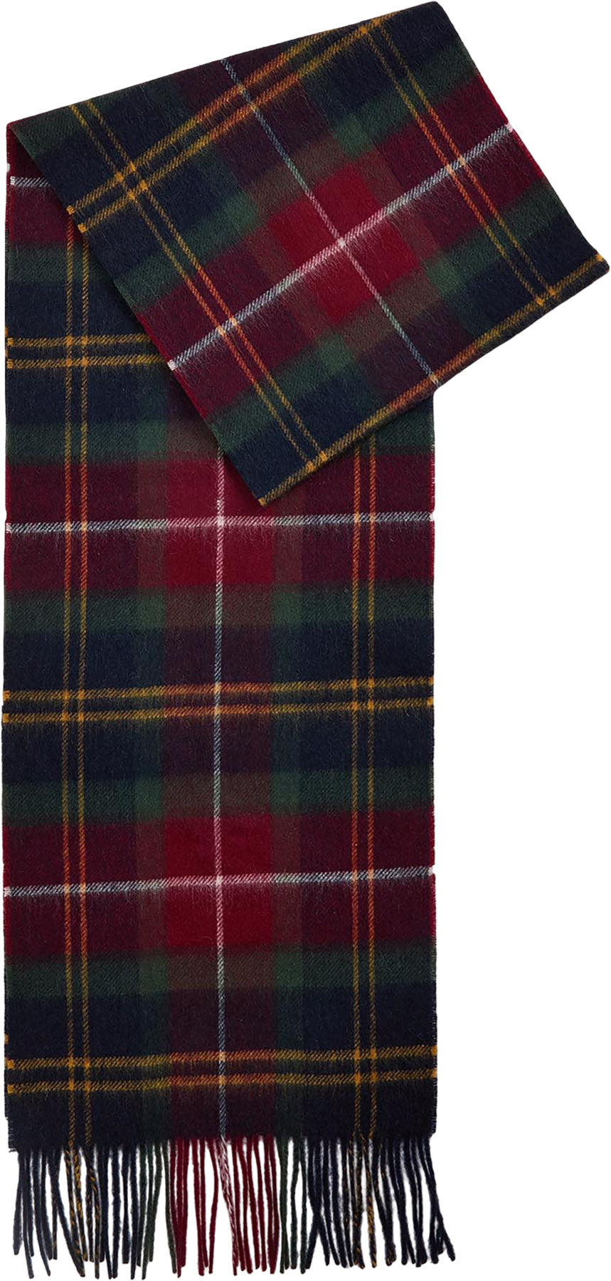 Wool Cashmere Tartan Scarf - Unisex