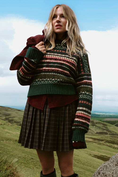 Barbour women's knitwear campaign